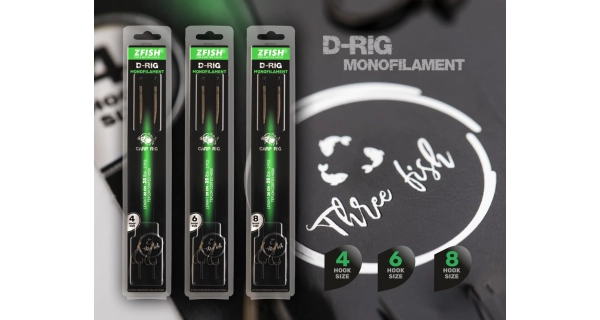 ZFISH - Náväzec Monofilament D-Rig veľ. 4 2 ks