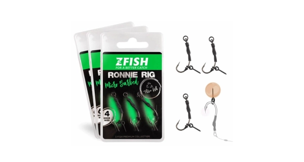 ZFISH - Náväzec Ronnie Rig veľ. 6 3 ks