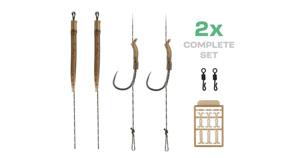 ZFISH - Náväzec Wide Gape Babless Carp Rig veľ. 4 2 ks