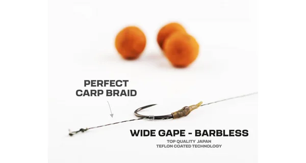 ZFISH - Náväzec Wide Gape Babless Carp Rig veľ. 4 2 ks