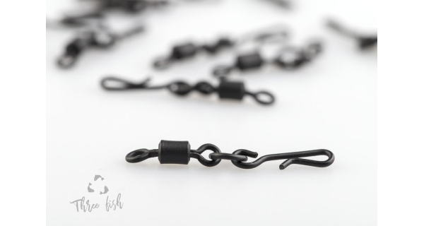 ZFISH - Obratlík Quick Change Ring Swivel Matt veľ. 8 10 ks