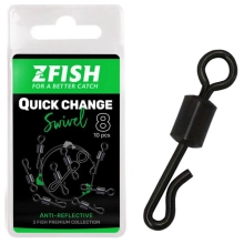 ZFISH - Obratlík Quick Change Swivel Matt veľ. 10 10 ks