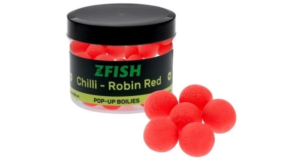ZFISH - Plávajúce boilies Pop-Up Chilli Robin Red 16 mm 60 g