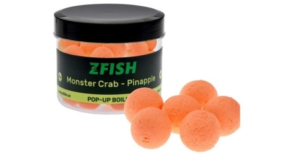 ZFISH - Plávajúce boilies Pop-Up Monster Crab Ananás 16 mm 60 g