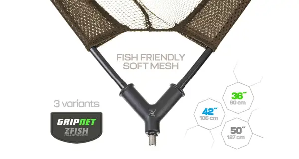 ZFISH - Podberáková hlava Gripnet Landing Net 36"