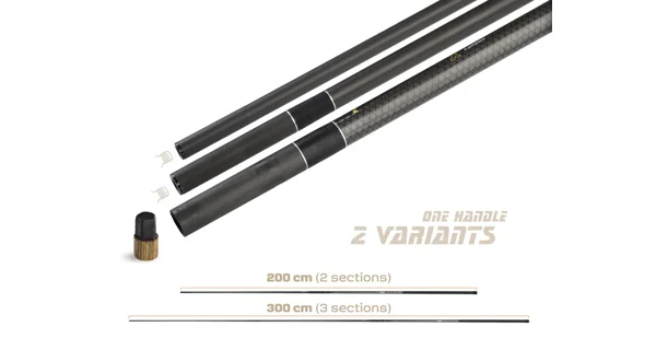 ZFISH - Podberáková tyč Tactical handle 4 m