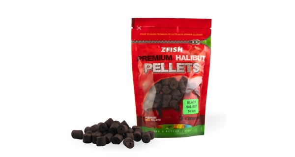 ZFISH - Premium Halibut Pellets 14 mm 200 g Black Halibut