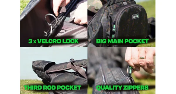 ZFISH - Puzdro na 2 prúty Z-CORE Elite Carp Holdall 2 Rods 12 ft 195 cm