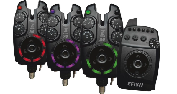 ZFISH - Sada hlásičov Bite Alarm Set Zx8 3+1