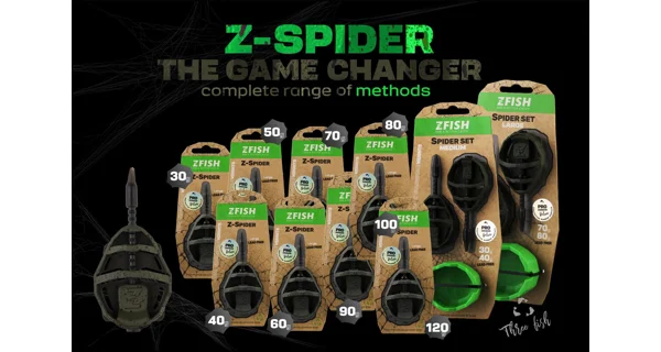ZFISH - Sada Method Feeder Spider Medium Set 50 + 60 g + Formička