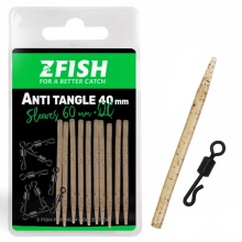 ZFISH - Sada prevlekov Anti Tangle Sleeves + Obratlík QC veľ. 8 60 mm 10 ks