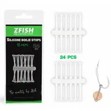 ZFISH - Silikónový vlas na nástrahy 16 mm 24 ks