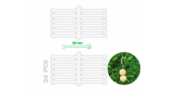ZFISH - Silikónový vlas na nástrahy 30 mm 24 ks