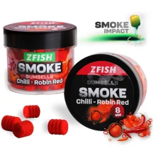 ZFISH - Smoke Pop-up Dumbells 8 mm 20 g Chilli Robin Red