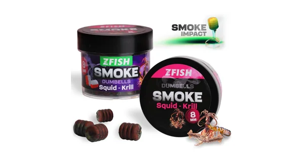 ZFISH - Smoke Pop-up Dumbells 8 mm 20 g Squid Krill