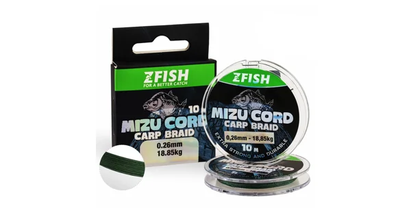 ZFISH - Šnúrka MizuCord Carp Braid Line 0,26 mm 18,85 kg 10 m