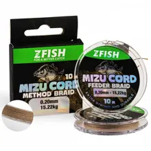 ZFISH - Šnúrka MizuCord Method Feeder Braid 0,12 mm 8,27 kg 10 m