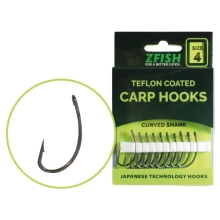 ZFISH - Teflónové háčiky Curved Shank veľ. 4 10 ks