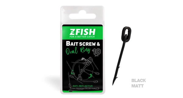 ZFISH - Tŕň s krúžkom Bait Spike & Oval Ring 10 mm 10 ks