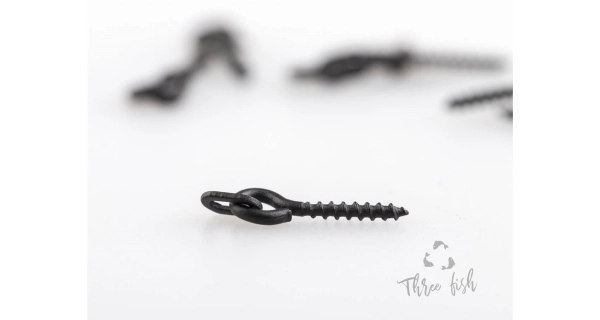 ZFISH - Vrtáčik s krúžkom Bait Screw & Oval Ring 10 ks