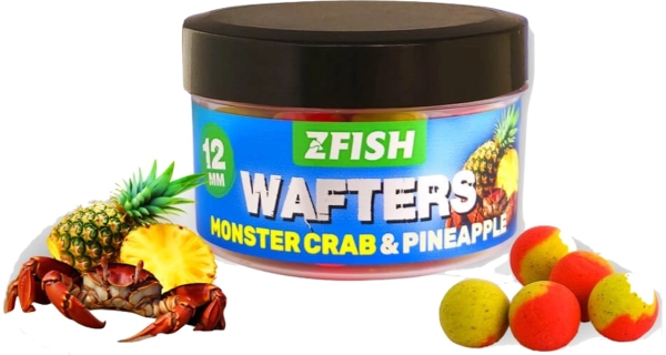 ZFISH - Vyvážené boilies Balanced Wafters Monster Crab Pineapple 12 mm 20 g