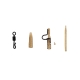 ZFISH - Závesky Heavy Duty Clip Complete Pin Set 40 mm 5 ks