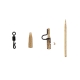 ZFISH - Závesky Heavy Duty Clip Complete Pin Set 60 mm 5 ks