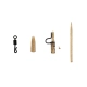 ZFISH - Závesky Heavy Duty Clip Complete Pin Set 60 mm 5 ks