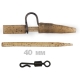 ZFISH - Závesky Heavy Duty Clip Complete Set 40 mm 5 ks