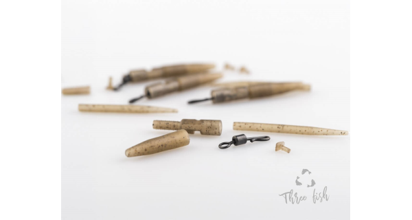 ZFISH - Závesky Heavy Duty Clip Pin & Tail Rubber 6 ks