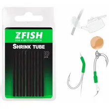 ZFISH - Zmršťovacia hadička Čierna 2,4 mm 10 ks