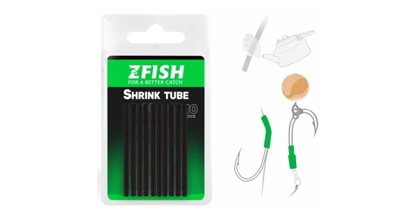 ZFISH - Zmršťovacia hadička Čierna 3,0 mm 10 ks
