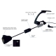 ZICO - Sada Swinger Classic Unicarp s klipom MC LED 2 ks