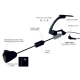 ZICO - Sada Swinger Classic Unicarp s klipom MC LED 2 ks
